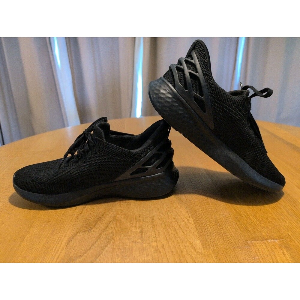Kizik Athens Hands Free Slip On Shoes Mens Sz 7.5 Womens Sz 9 Black Stretchy Msh - Picture 8 of 10